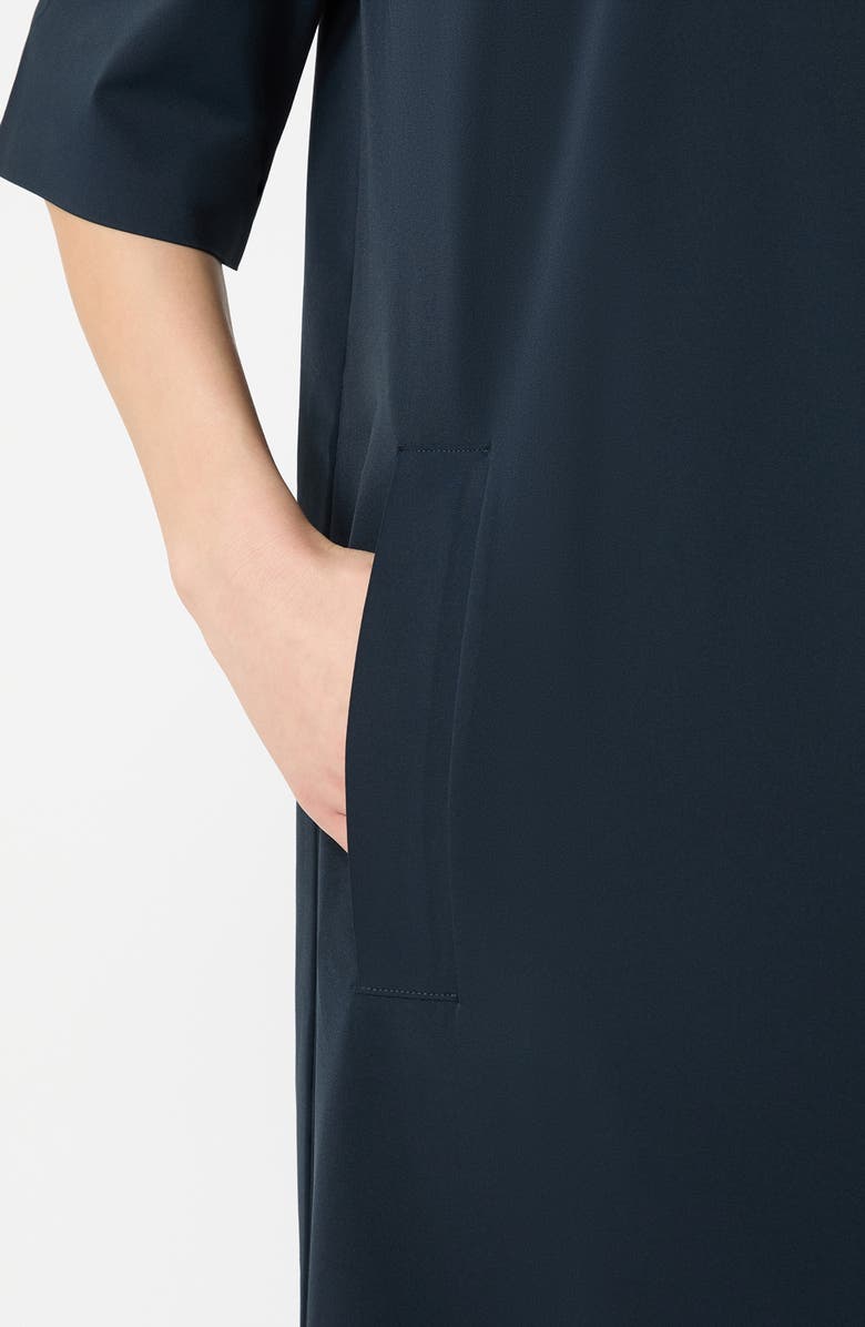 MM by Max Mara Pigna Jersey Shift Dress, Alternate, color, Navy