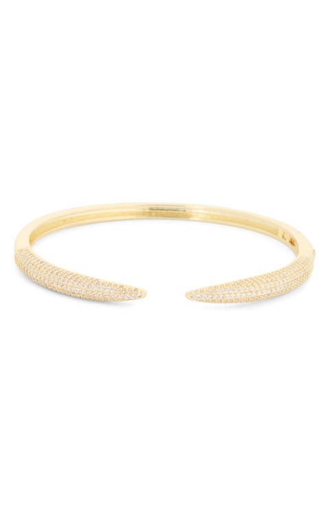 Audra CZ Pavé Cuff Bracelet