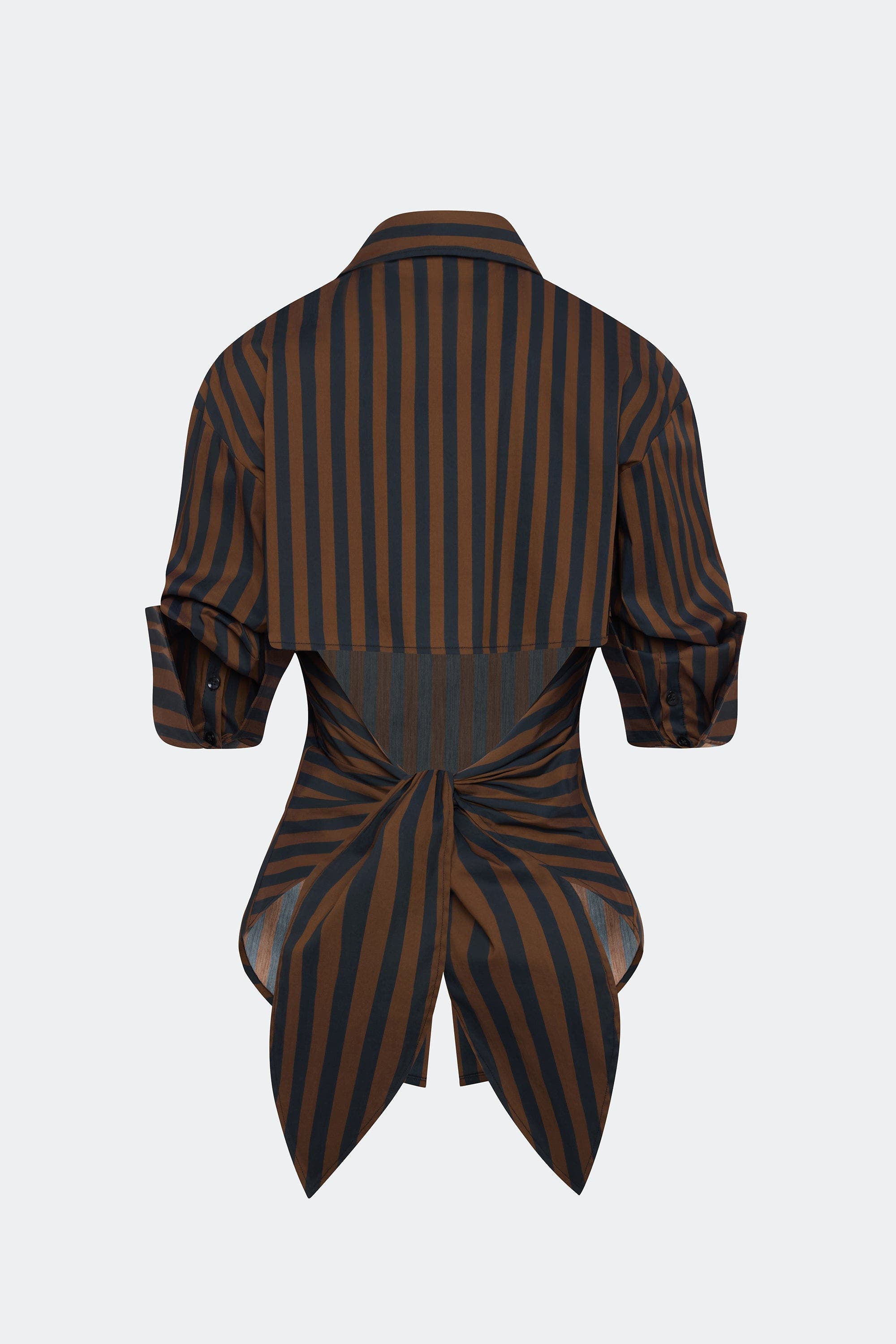 Женские SIMONMILLER Loch Poplin Tie Back Button Up Shirt — фото 6