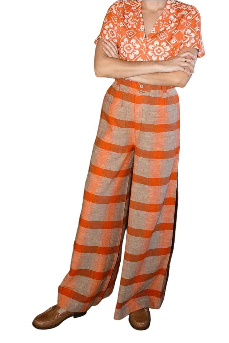 Quimby High Rise Wide Leg Pants, Main, color, Lipstick