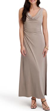 Kensie Cowl Neck Midi Sundress