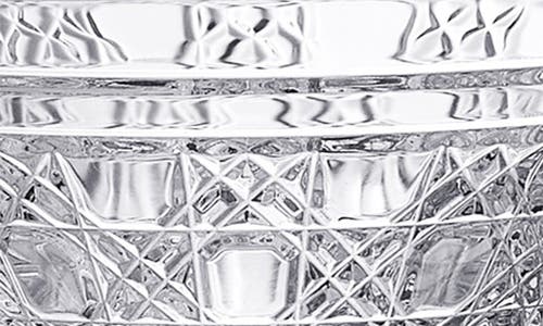 Waterford Opulence Set Of 2 Lead Crystal Martini Glasses In Transparent