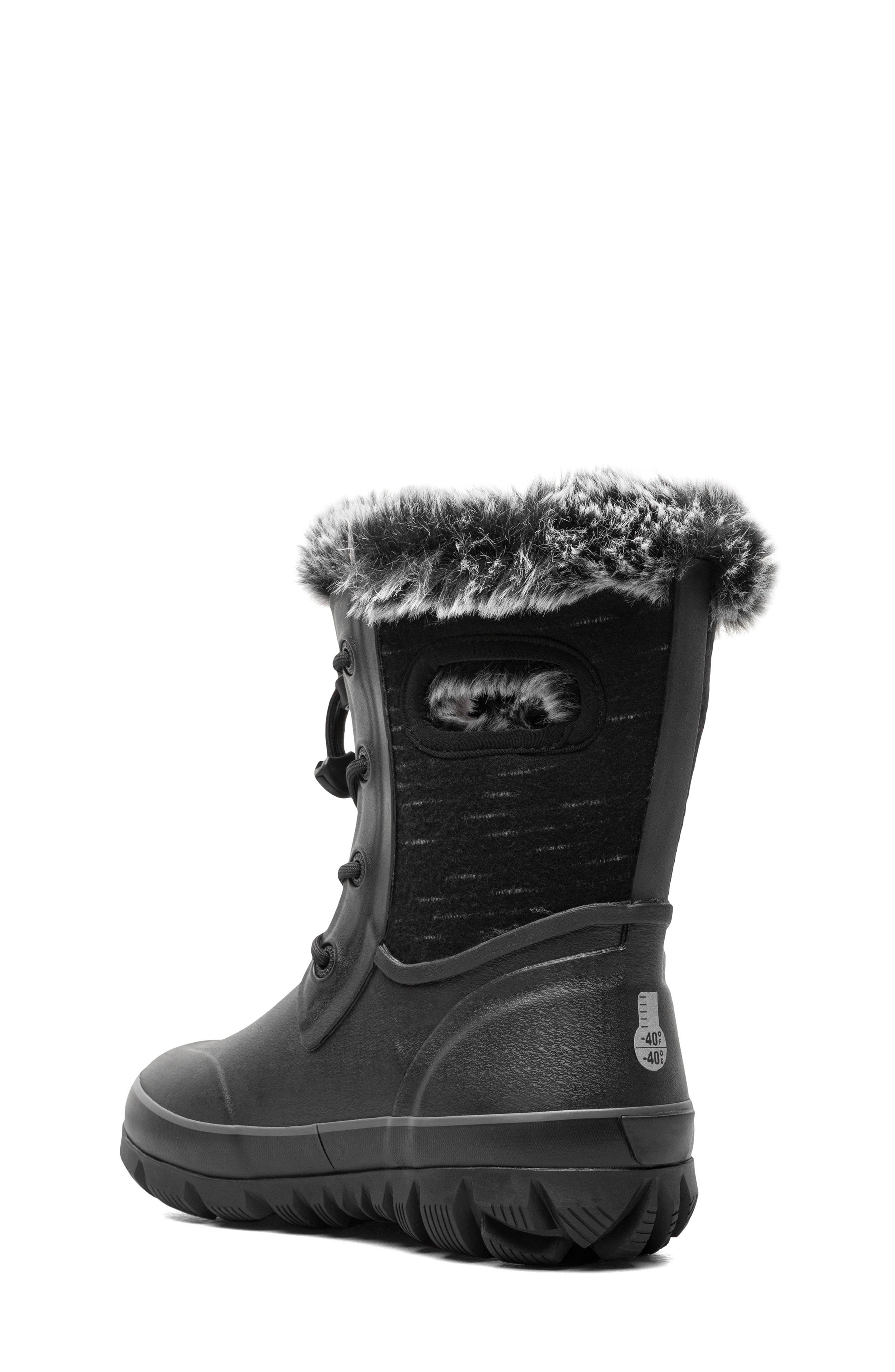 Bogs Aracata II Dash Waterproof Boot, Alternate, color, Black