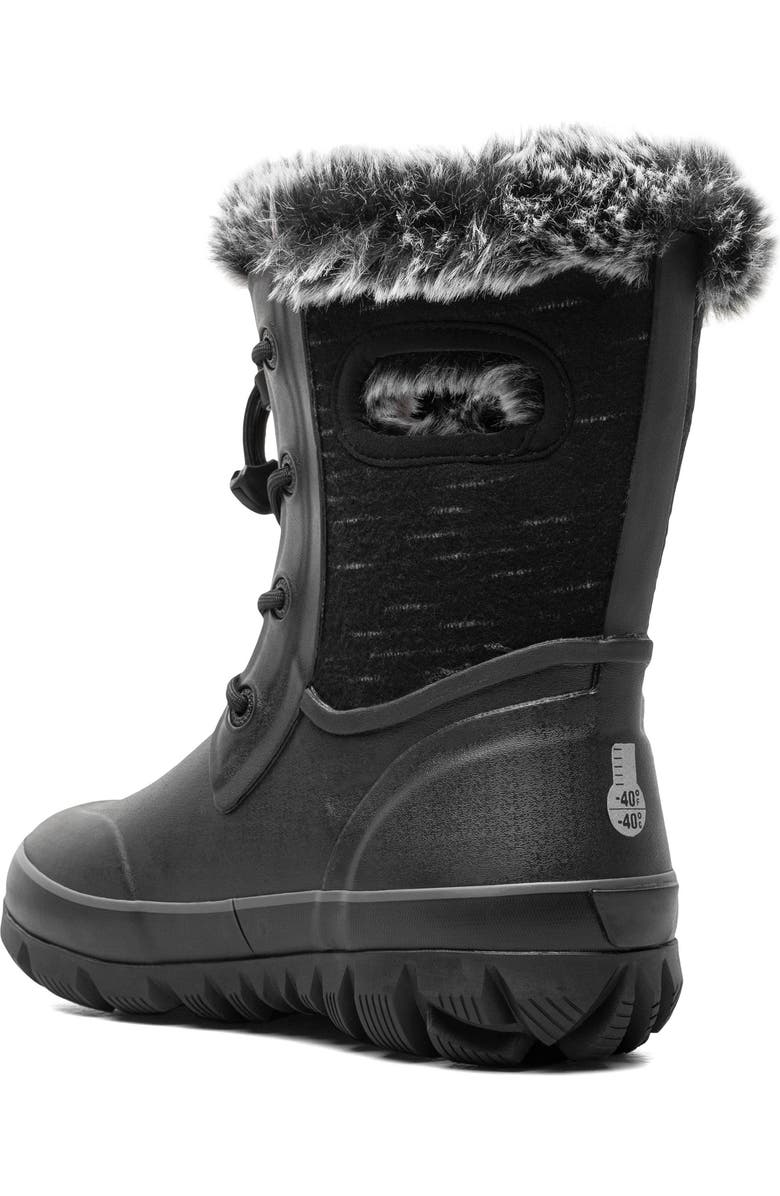 Bogs Aracata II Dash Waterproof Boot, Alternate, color, Black