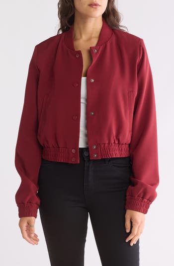 RACHEL Rachel Roy Crop Bomber Jacket Nordstromrack