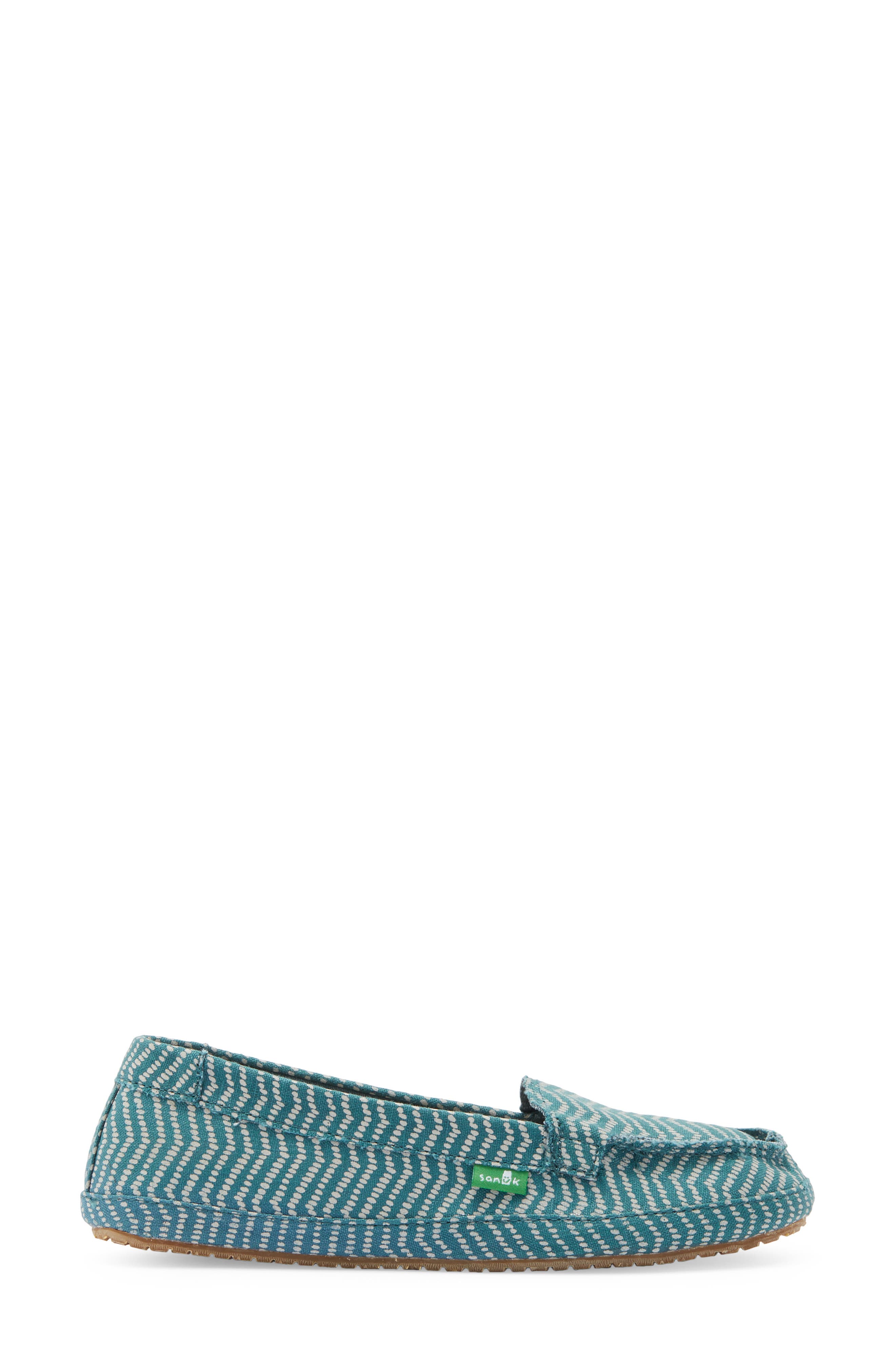 Sanuk Izabella Flat, Alternate, color, Malachite