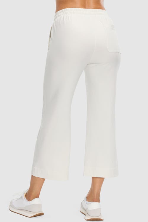 Peloton Dreamblend Wide Leg Cropped Pant In Neutral