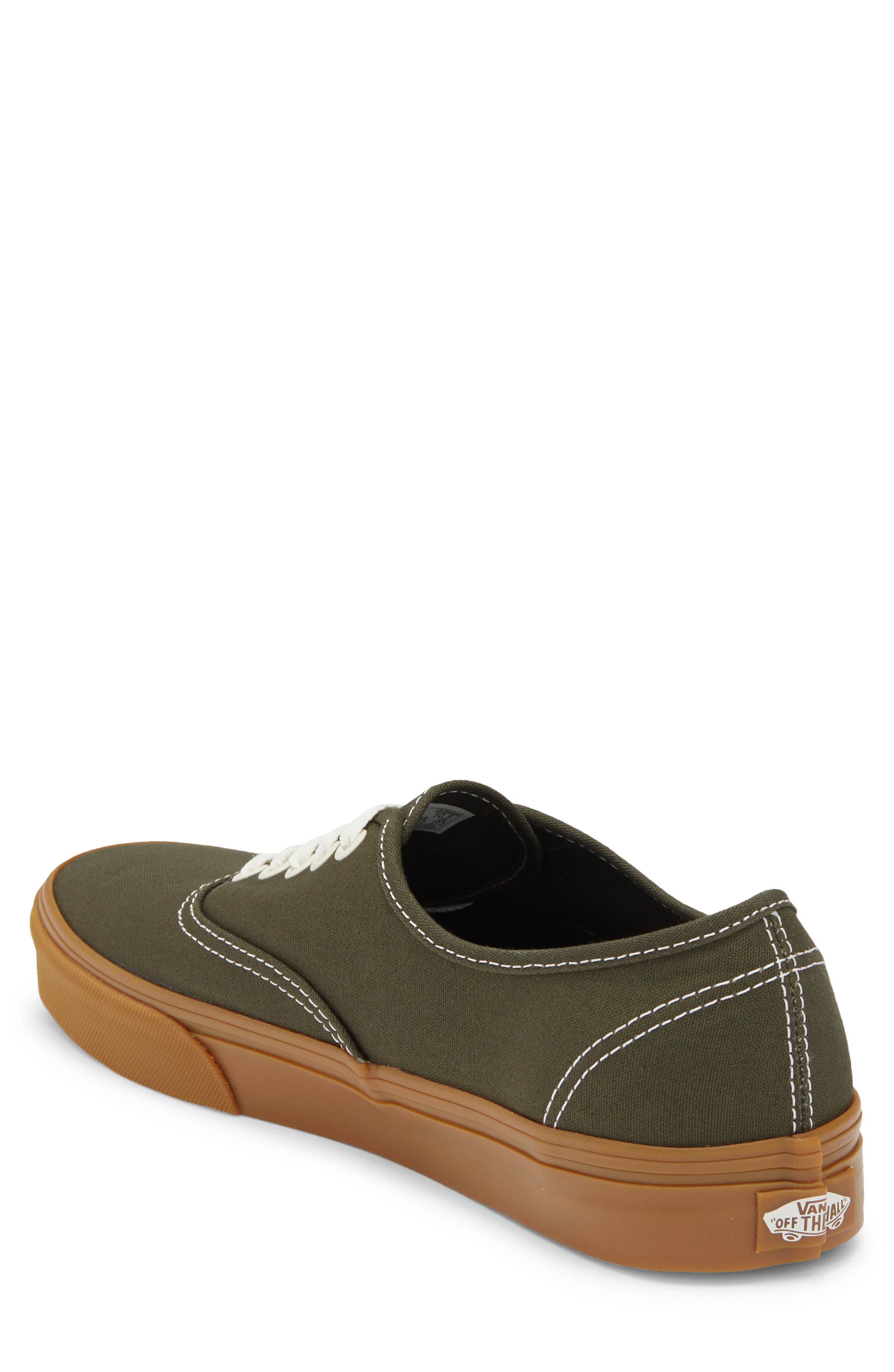 Vans Authentic Sneaker, Alternate, color, Gum Obsidian Fern