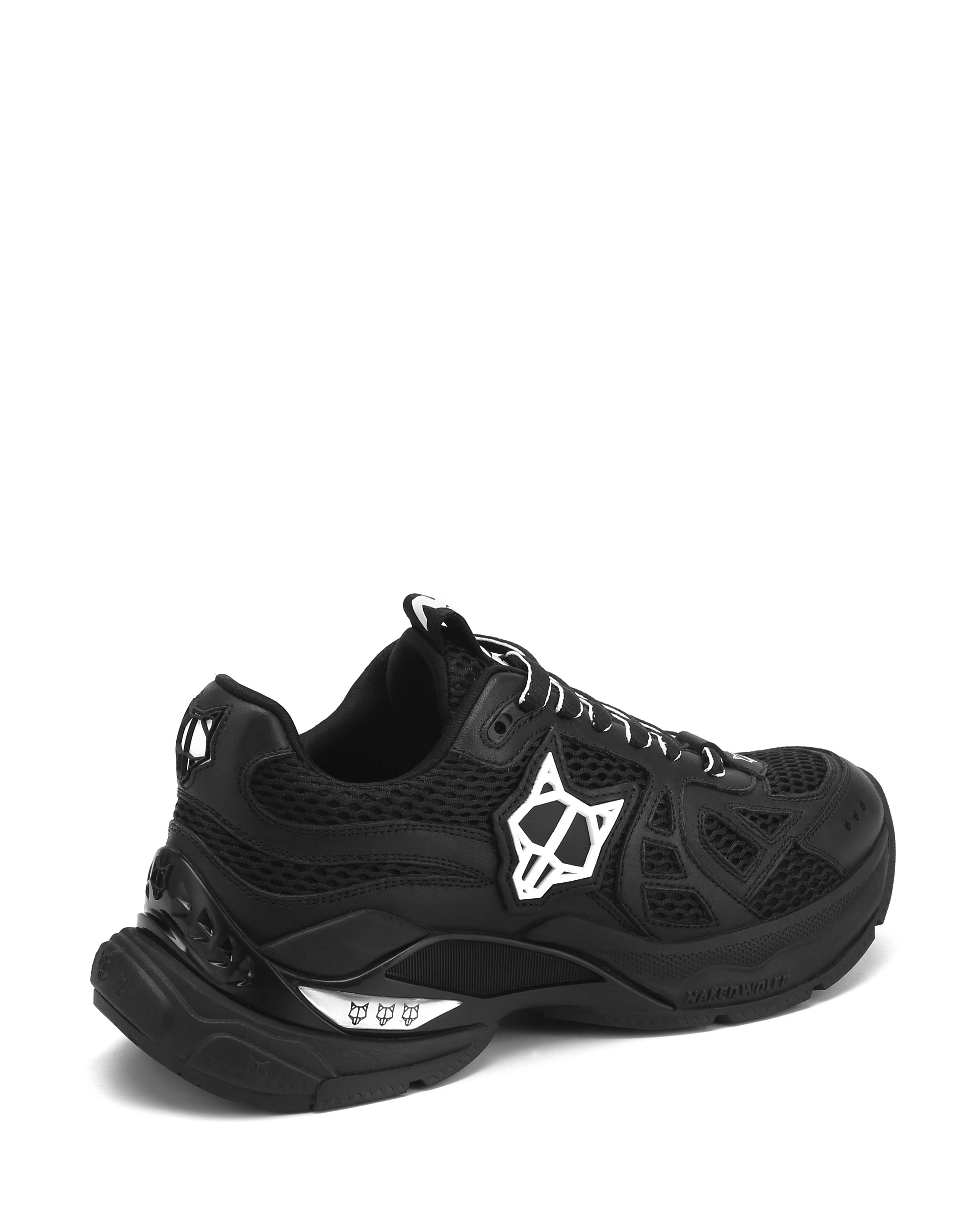 Naked Wolfe Smash Mesh Sneaker, Alternate, color, Black