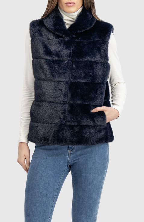 Fur-Free Mink Faux Fur Vest