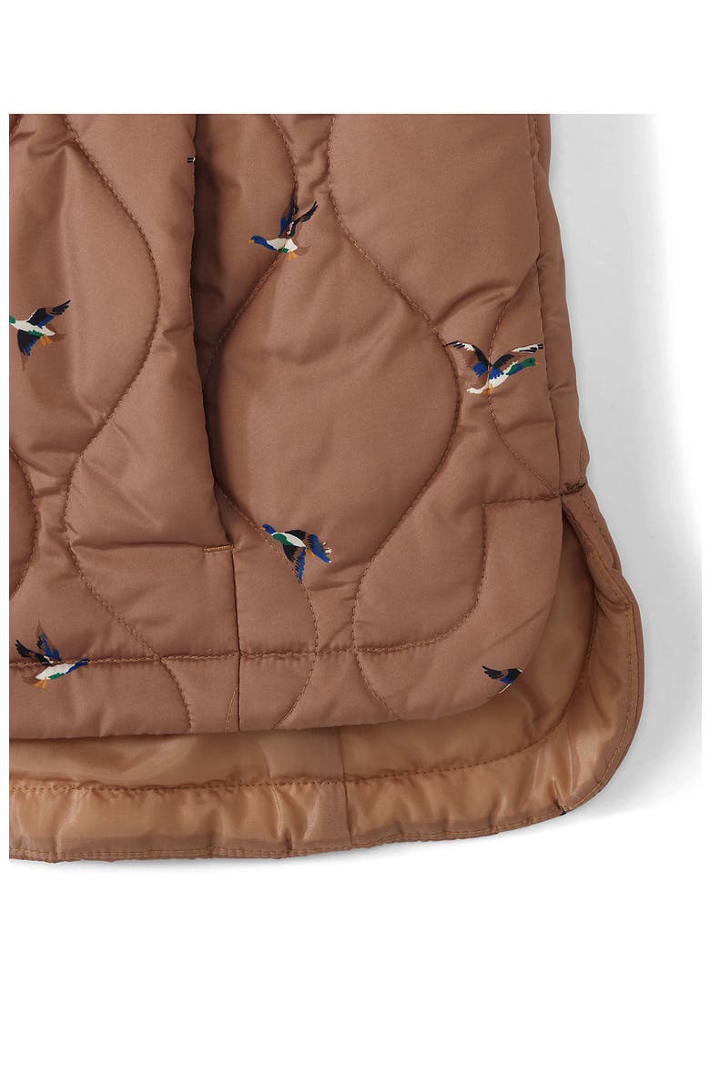 Plus Size FeatherFree Quilted Insulated Vest, Alternate, color, Ducks/Honey Beige