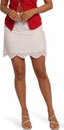 Petal & Pup Melaney Eyelet Embroidered Cotton Miniskirt