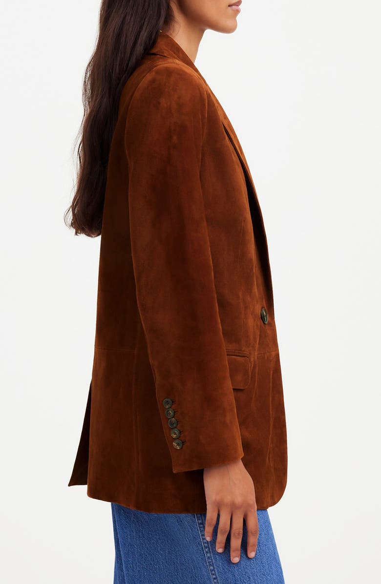 Madewell The Kline Suede Blazer, Alternate, color, 