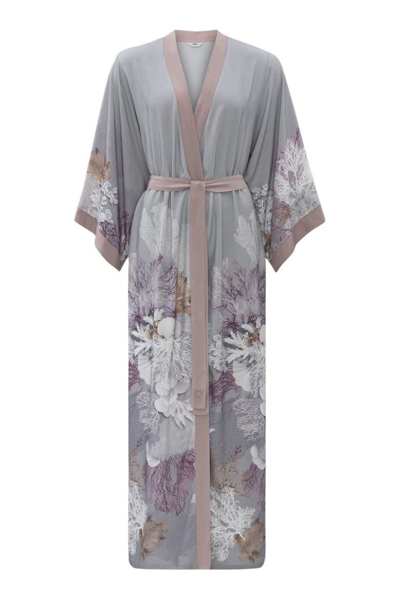 Tethys Women's robe, Alternate, color, Grey