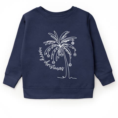 Merry Christmas Palm Tree Sweatshirt (little Kid & Big Kid)