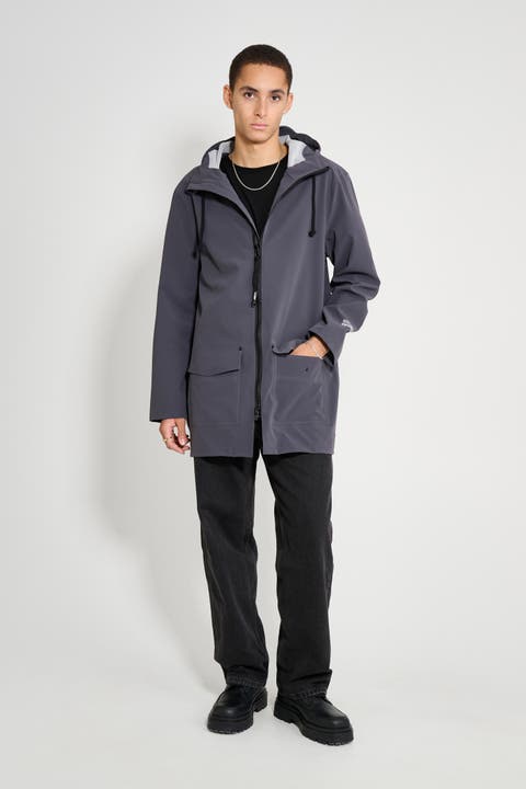 Stockholm Patch Matte Raincoat