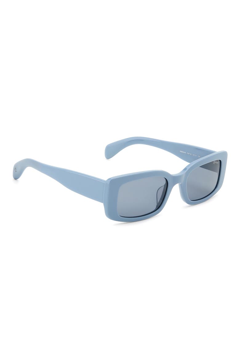 52mm Rectangular Sunglasses, Alternate, color, BLUE/ GREY