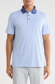 G/FORE Herringbone Stripe Performance Polo