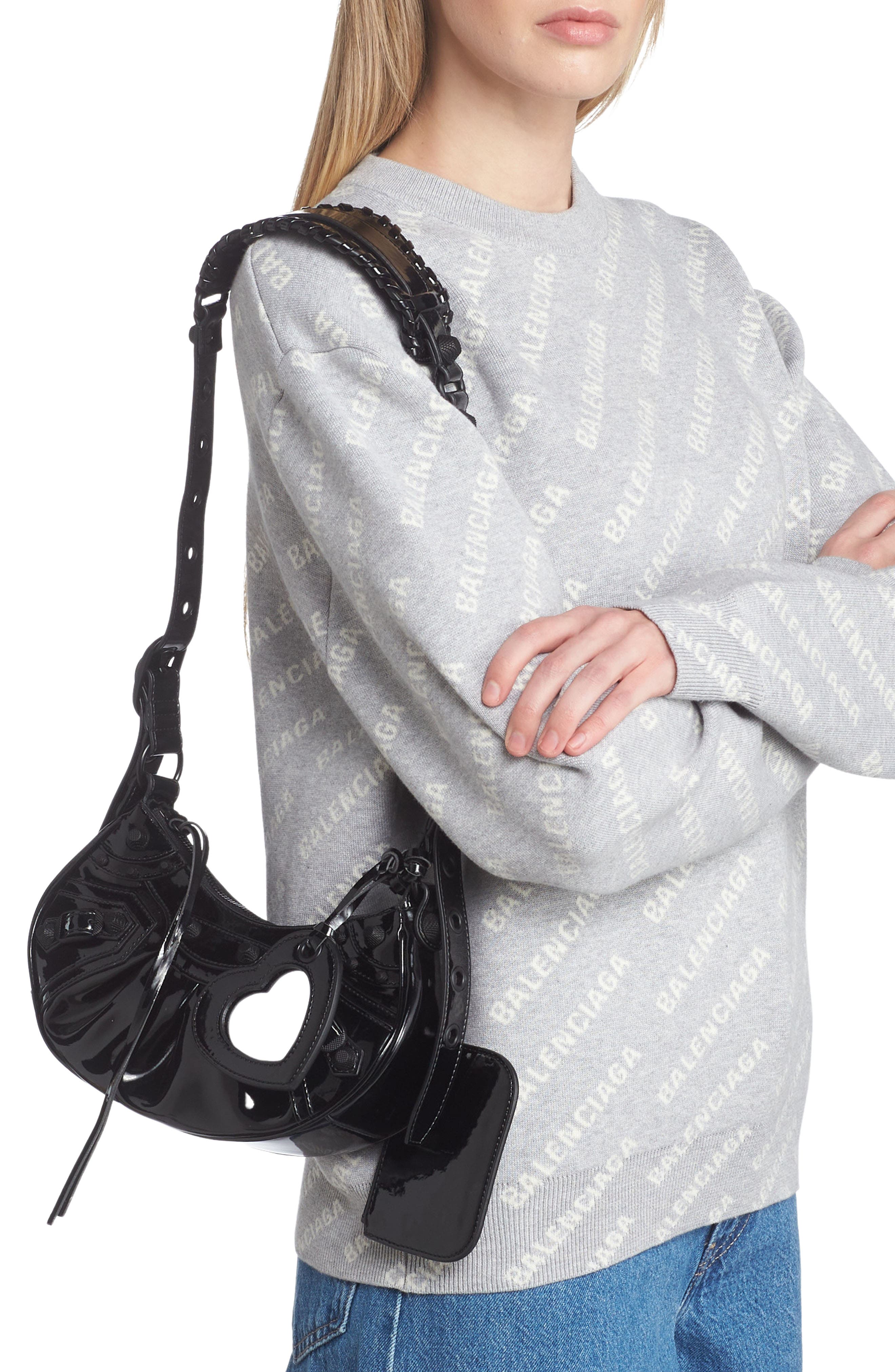 Balenciaga Extra Small Le Cagole Faux Leather Shoulder Bag, Alternate, color, 