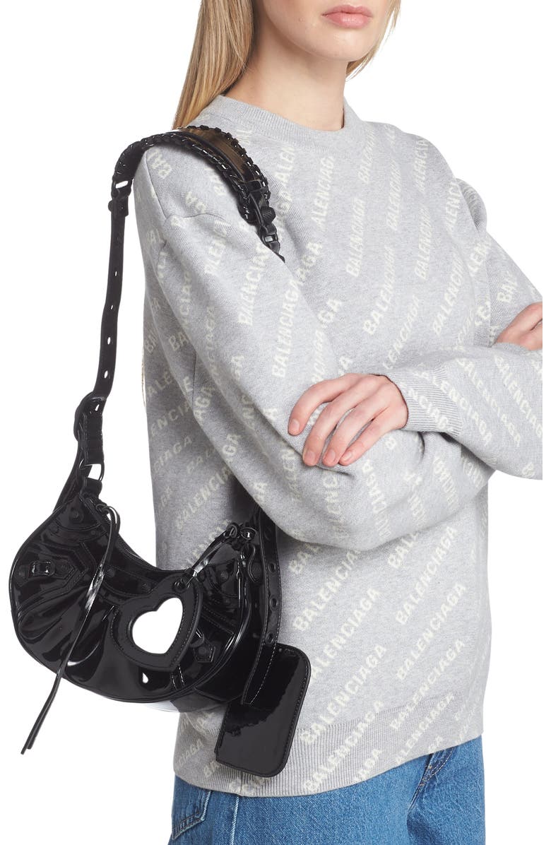 Balenciaga Extra Small Le Cagole Faux Leather Shoulder Bag, Alternate, color,