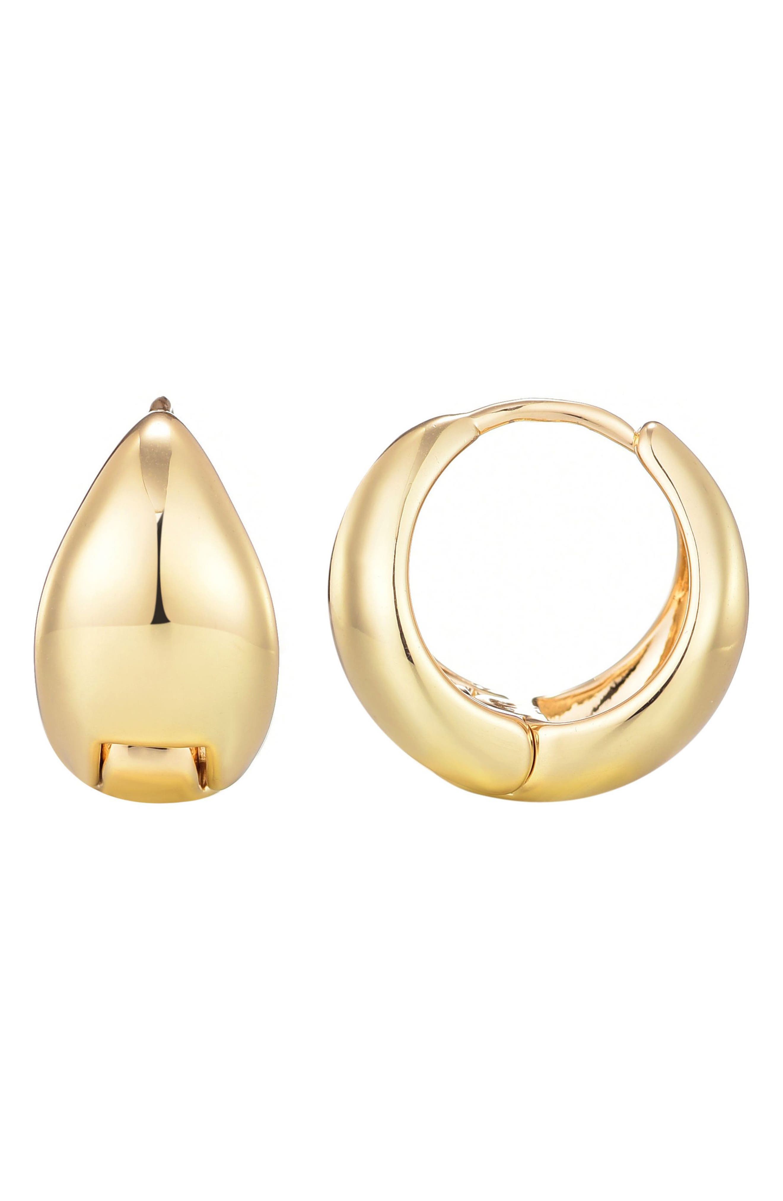 Adornia Graduated Huggie Hoop Earrings