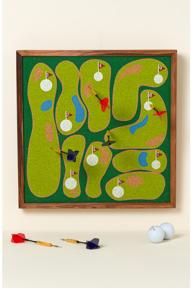 Golf Dartboard, Main, color, Green