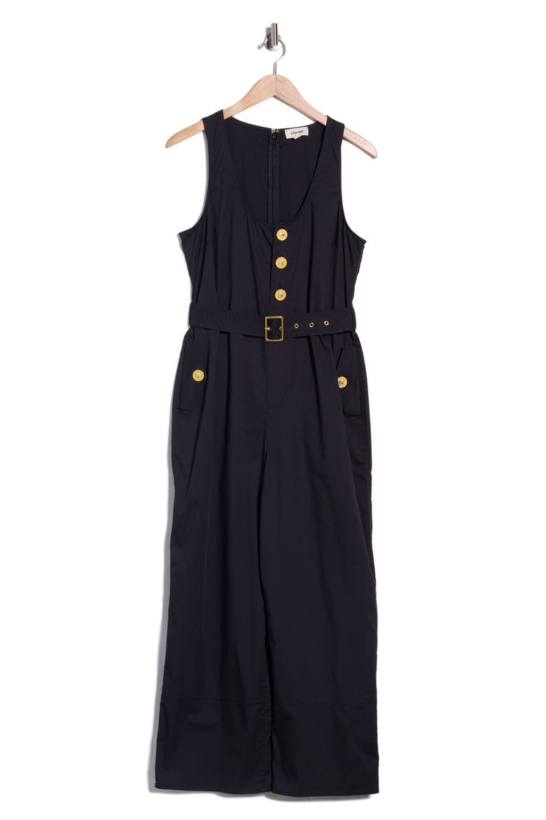 Branca Scoop Jumpsuit, Alternate, color, BLACK