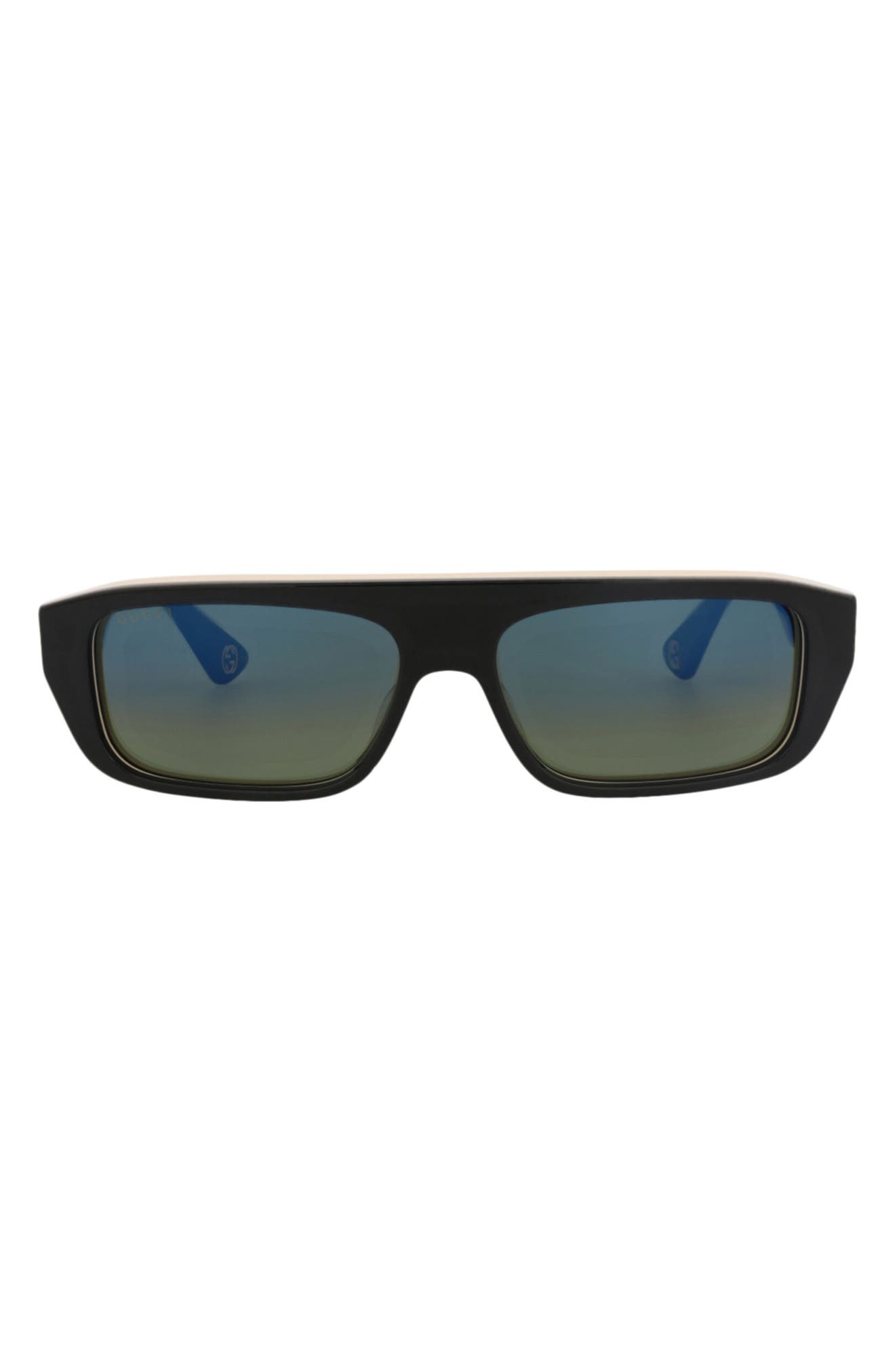 GG1617S Blue 54mm Square Sunglasses