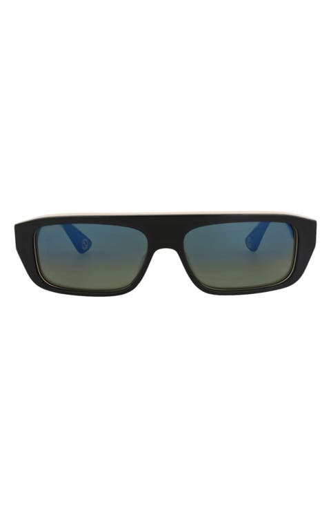 GG1617S Blue 54mm Square Sunglasses