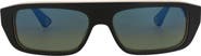 Gucci GG1617S Blue 54mm Square Sunglasses