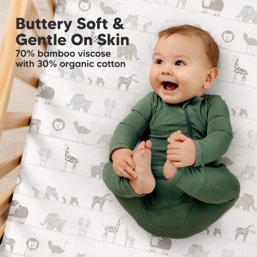 Keababies 2-pack Aereo Fitted Crib Sheets In Savannah