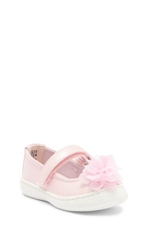 Kids' Ginella Rosette Mary Jane Sneaker (Toddler & Walker)