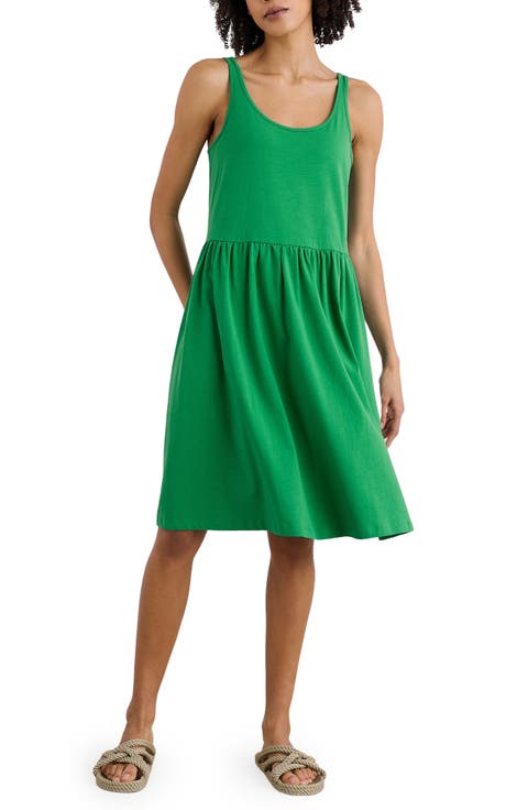 Sun Splendor Stretch Organic Cotton Dress