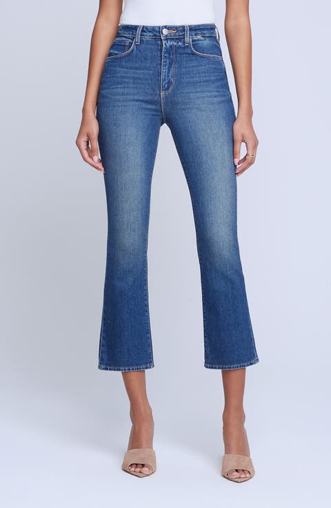 Mira Crop Micro Bootcut Jeans