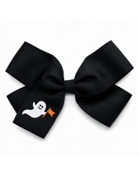 Ghost Halloween Hair Bow