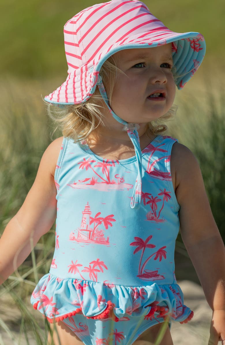 Snapper Rock Kids' Lighthouse One-Piece Swimsuit, Alternate, color, 