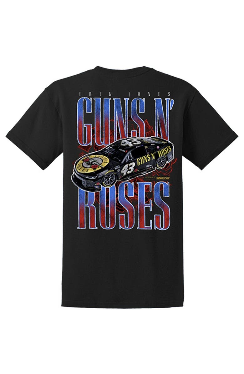 LEGACY Motor Club Team Collection Men's LEGACY Motor Club Team Collection Black Erik Jones Guns N' Roses Band Car T-Shirt, Alternate, color, 