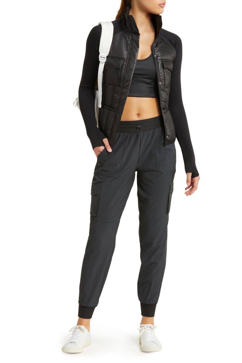 Hybrid Jacket, Alternate, color, BLACK