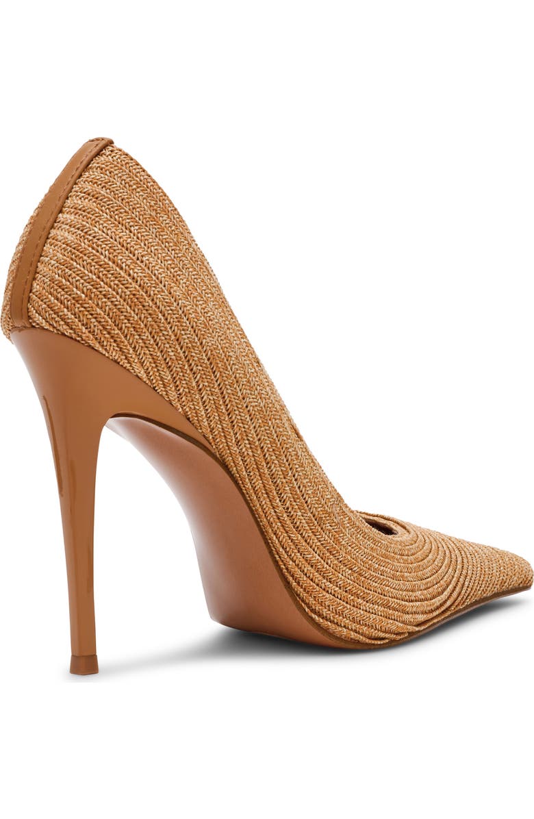 Steve Madden Elegant Raffia Half d'Orsay Pump, Alternate, color,