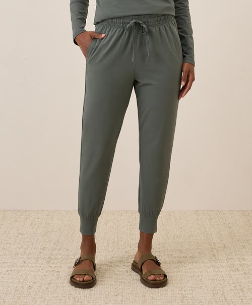 Pact Organic Cotton Cool Stretch Lounge Jogger In Castor Grey