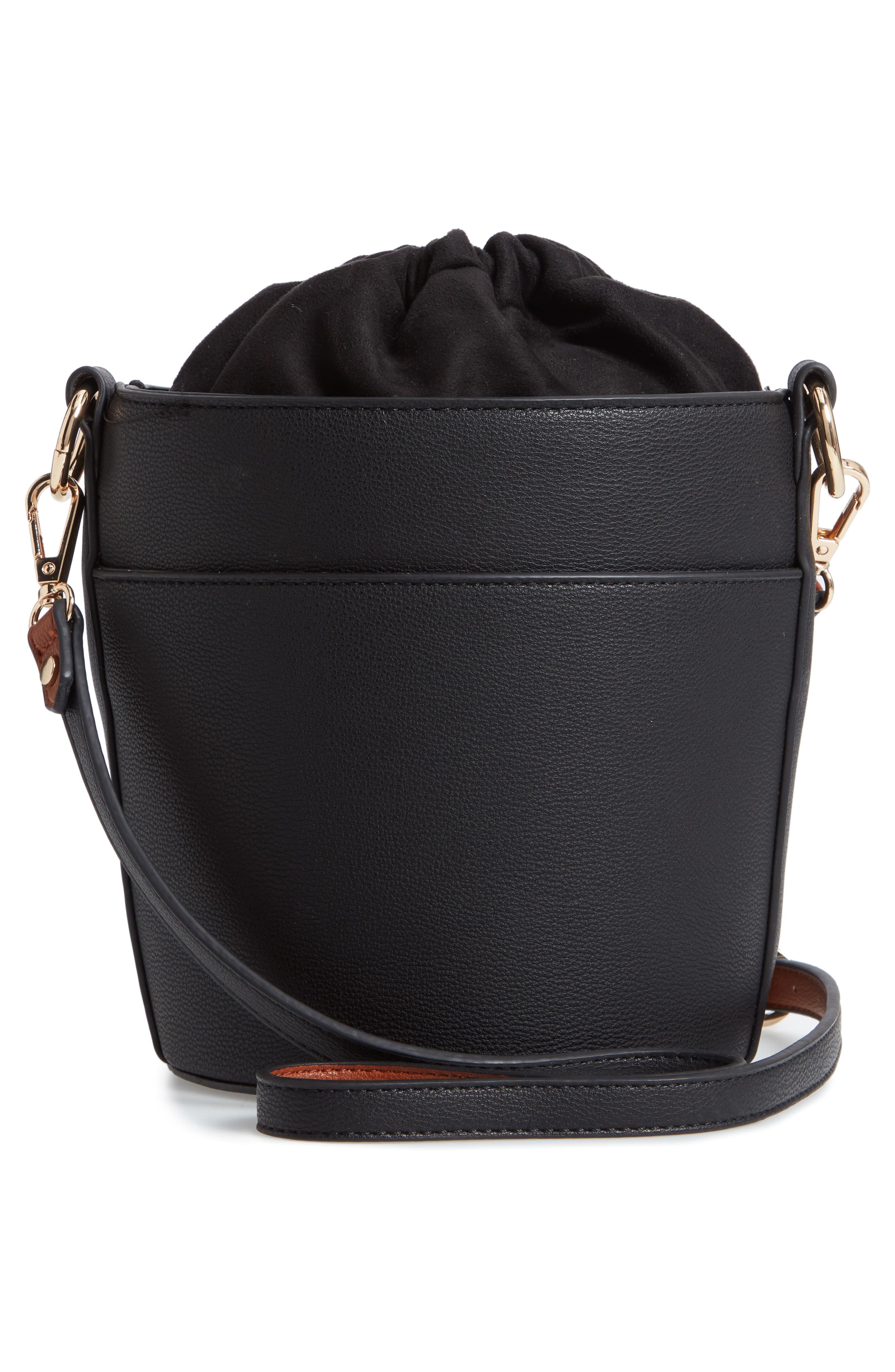 Chelsea28 Izzy Faux Leather Bucket Bag, Alternate, color, 