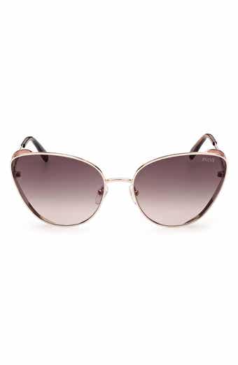 Emilio Pucci 61mm Cat Eye Gradient Lens Sunglasses