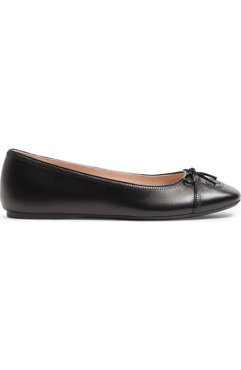 Valentino VLOGO Signature Ballerina Flat, Alternate, color, Black
