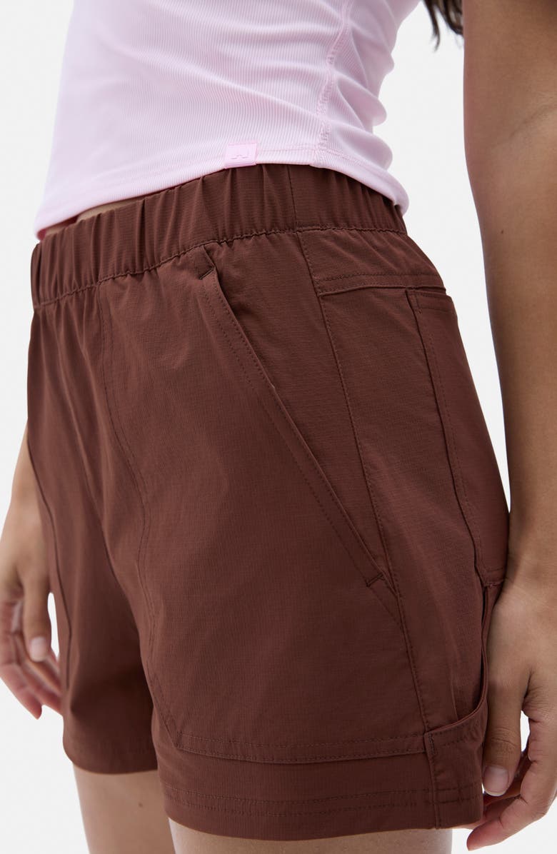 Halfdays Bastille Trail Shorts, Alternate, color, Brunette
