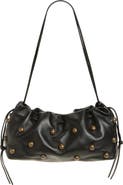 Altuzarra Drawstring Studded Leather Clutch