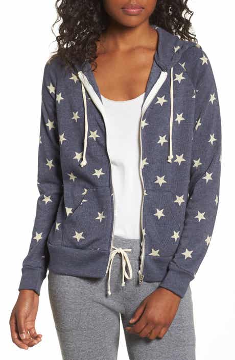 Adrian Print Zip Hoodie