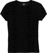 PAIGE Eisa Leopard Velvet Burnout T-Shirt