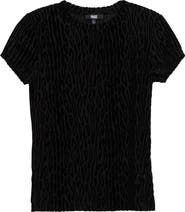 PAIGE Eisa Leopard Velvet Burnout T-Shirt