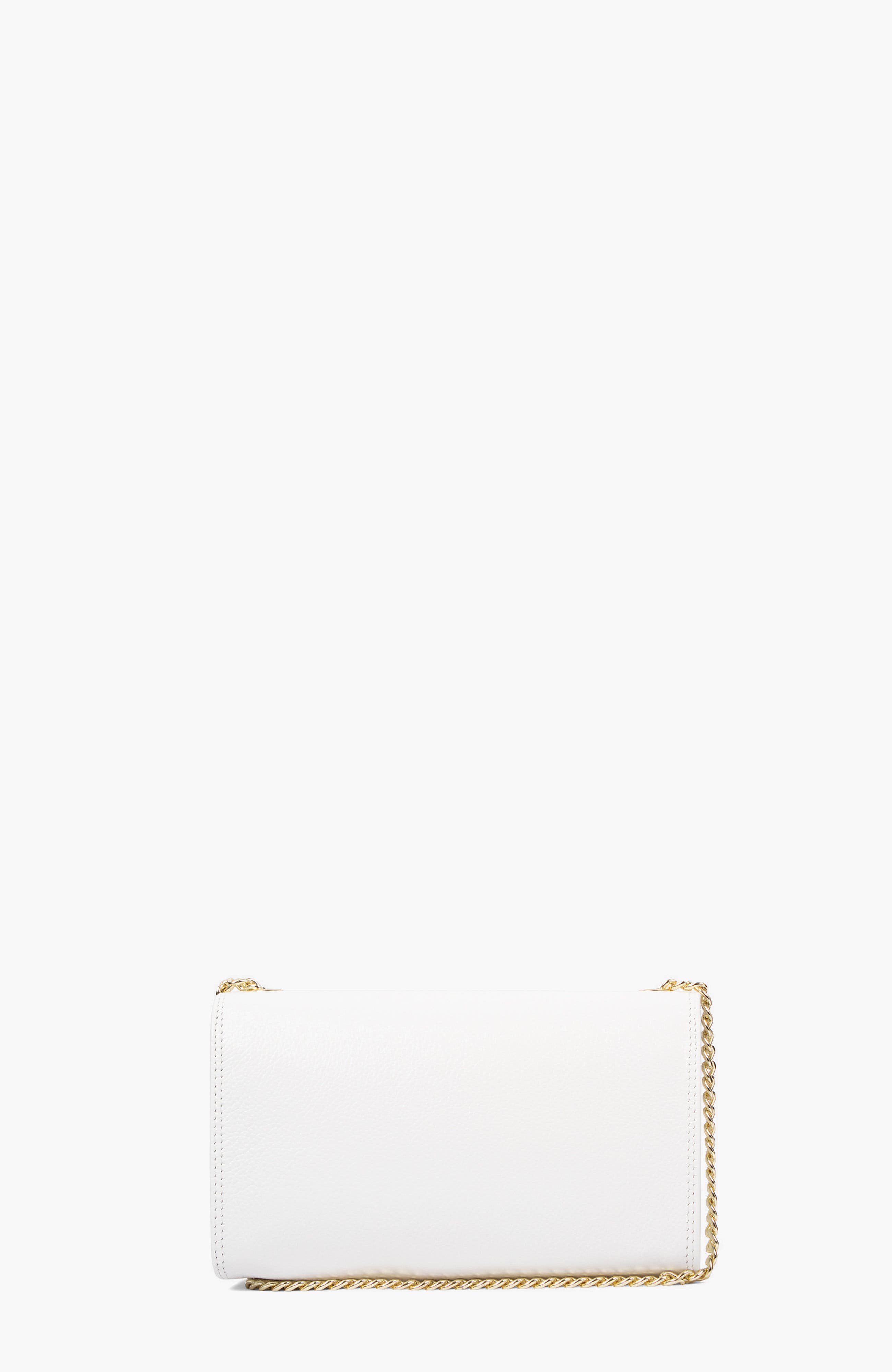 Muse 535 Pebbled Leather Shoulder Bag, Alternate, color, White