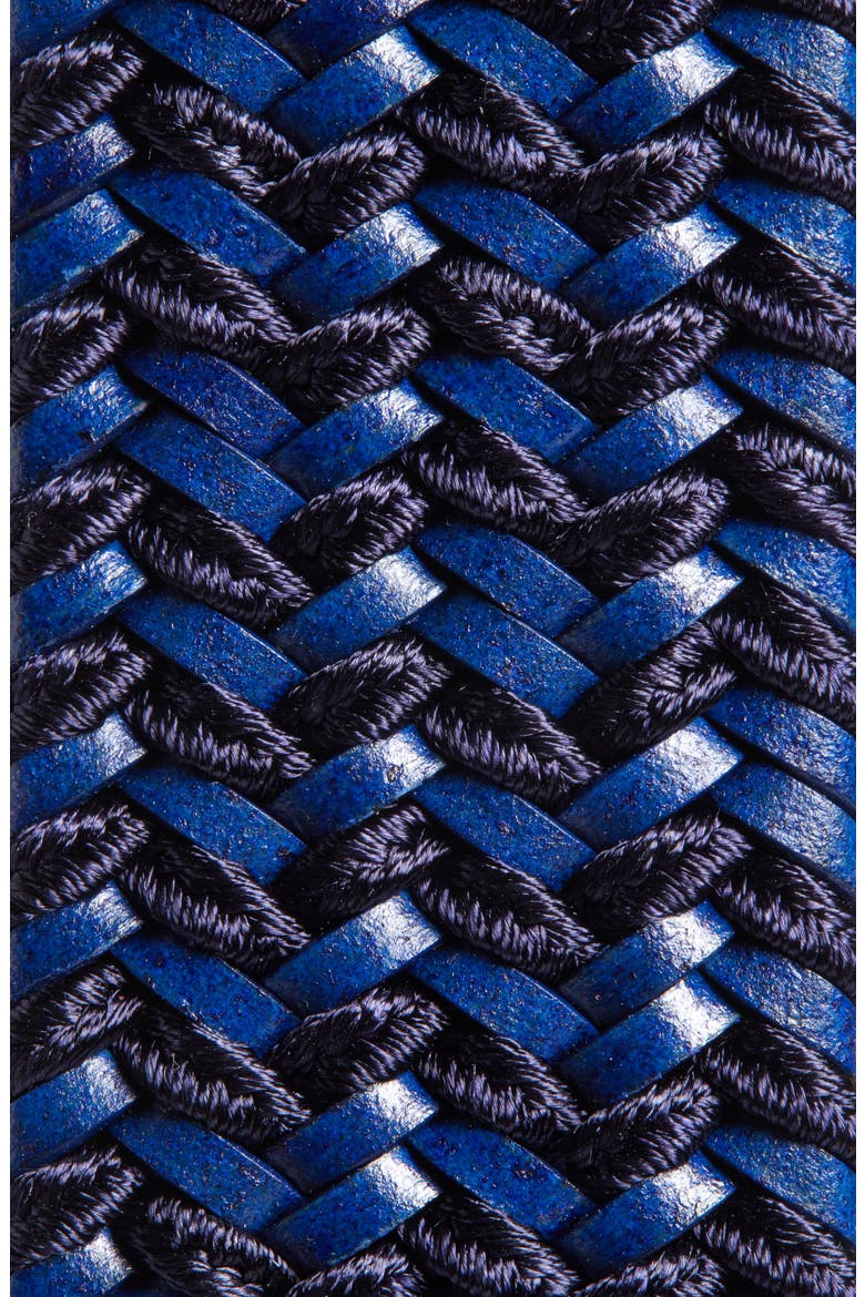 Braided Belt, Alternate, color, NAVY